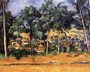 Paul Cezanne of the village after the tree oil painting reproduction